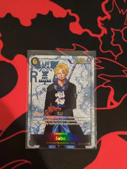 Sabo OP13-120 Secret Rare Alternate Art Carrying On His Will One Piece TCG - Image 2
