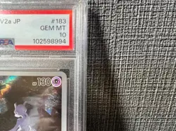PSA 10 Mewtwo 183/165 AR Art Rare 151 sv2a Japanese Pokemon Card #183 GEM MINT - Image 3