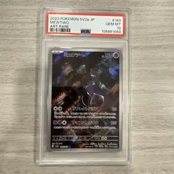 Mewtwo 183/165 AR Art Rare 151 SV2a Japanese 2023 Pokemon Card - Graded PSA 10 - Image 1