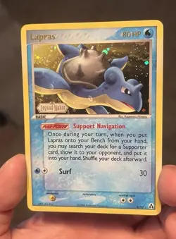 Pokemon TCG Lapras EX Legend Maker Stamped Reverse Holo Card 8/92 MiNTY ! - Image 2