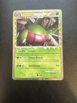 Pokemon TCG Yanmega Prime Holo Rare Card HS-Triumphant 98/102 - Image 1