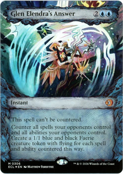 Glen Elendra's Answer (Showcase Foil) 0306 - Lorwyn Eclipsed ECL - MTG - NM/M - Image 1