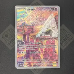 Pokemon English TCG Card Scarlet & Violet SV1 EN Drowzee 210/198 Full Art Holo - Image 1