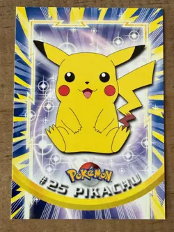 1999 TOPPS POKEMON TV Pikachu card # 25 NM - Image 1