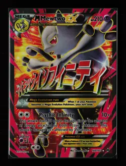 M Mewtwo EX (160 Full Art) 160/162 Ultra Rare XY - BREAKthrough Pokemon Card - Image 1