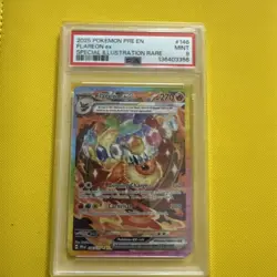 Flareon EX 146/131 PSA 9 Mint 2025 Prismatic Evolutions SIR Holo Card Pokemon - Image 1
