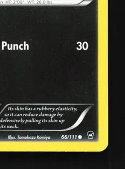 Scraggy 66/111 LP Furious Fists English Pokemon Card TCG - Image 3