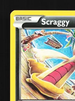 Scraggy 66/111 LP Furious Fists English Pokemon Card TCG - Image 4