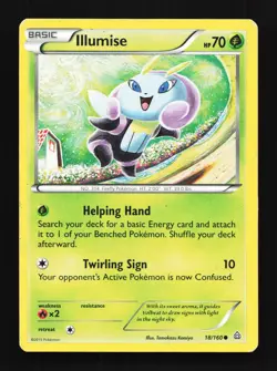 Illumise 18/160 Primal Clash HP Pokemon Card TCG - Image 1