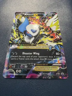 Mega M Absol EX XY63 Black Star Promo Holo 2015 Pokemon Card LP - Image 1