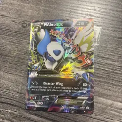 Pokemon TCG M Absol-EX XY Black Star Promos Holo Card XY63 - Image 1