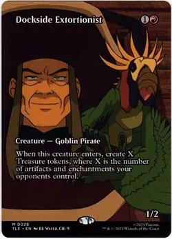 MTG Avatar: The Last Airbender Dockside Extortionist Borderless (Mythic) - Image 1