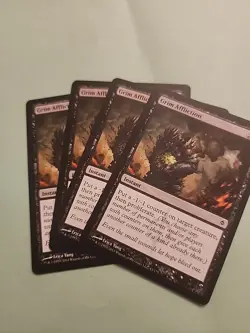 MTG Grim Affliction x4 New Phyrexia Common NM Playset - Image 1