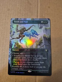 Tooth and Nail (Borderless) Commander Masters Foil - Image 1