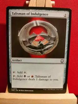 Talisman of Indulgence - Modern Horizons 3 Commander - Uncommon - NM - MTG - Image 1