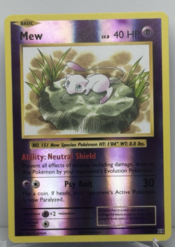Mew - Evolutions 2016 Reverse Holo Rare 53/108 - Pokemon Card NM GREAT CONDITION - Image 1