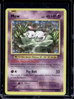 2016 Pokemon XY Evolutions Mew Holo #53/108 - Image 1