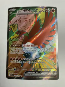 Ethan's Ho-Oh ex 209/182 Sv10: Destined Rivals Holo Pokemon TCG (NM) - Image 1