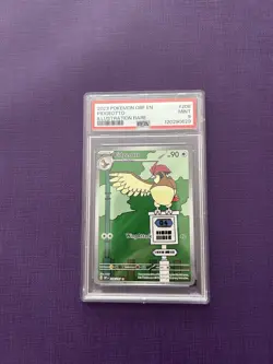 2023 Pokemon Obsidian Flames Pidgeotto Illustration Rare #208 PSA 9 - Image 1