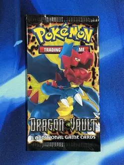 Pokemon TCG 2012 Black & White Dragon Vault Booster Pack Sealed Druddigon Art - Image 1
