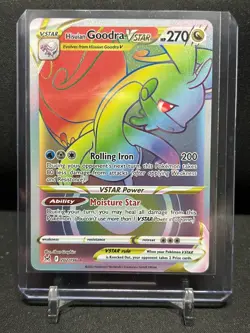 Hisuian Goodra VSTAR 202/196 Rainbow Secret Rare Pokemon 2022 Lost Origin NM - Image 1