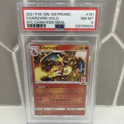Pokemon TCG Charizard Holo KFC Promo PSA 8 - Image 1