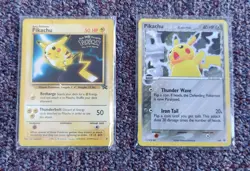 Rare Pokemon Pikachu #4 First Movie Promo WOTC & Pikachu #35 Promo Nintendo - Image 1