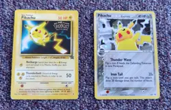 Rare Pokemon Pikachu #4 First Movie Promo WOTC & Pikachu #35 Promo Nintendo - Image 2