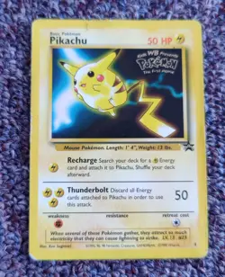 Rare Pokemon Pikachu #4 First Movie Promo WOTC & Pikachu #35 Promo Nintendo - Image 4
