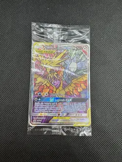SEALED Pokemon Moltres Zapdos Articuno GX Hidden Fates Black Star Promo SM210 - Image 1