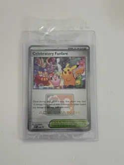 SEALED Pokemon Celebratory Fanfare Ace Trainer Promo 2025 English - Image 1