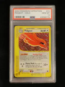 Pidgeot Holo 23/165 Expedition PSA 10 Gem MT Pokemon 2002 - Image 1
