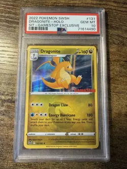 Dragonite 131/195 PSA 10 GameStop Exclusive Stamp Pokemon Slab - Image 1