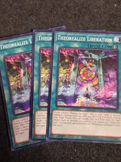 Yugioh! 3x Theorealize Liberation BPRO-EN058 Common 1st Ed NM - Image 1