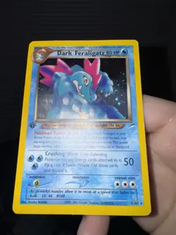 Pokemon TCG 1st Edition Dark Feraligatr Holo Neo Destiny 5/105 - Image 2