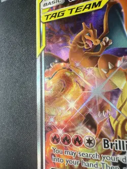 Pokemon TCG Charizard & Braixen GX Tag Team Black Star Promo SM230 Holo Rare - Image 5