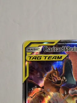 Pokemon TCG Charizard & Braixen GX Tag Team Black Star Promo SM230 Holo Rare - Image 2