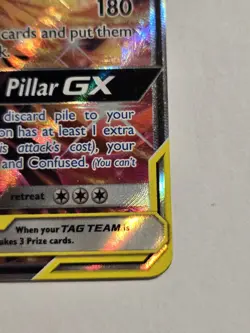 Pokemon TCG Charizard & Braixen GX Tag Team Black Star Promo SM230 Holo Rare - Image 5