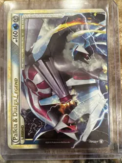 Palkia & Dialga Legend 101/102 and 102/102 Triumphant Holo Pokemon Top & Bottom - Image 2