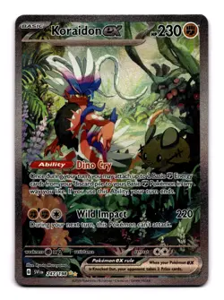 Koraidon ex 247/198 Scarlet & Violet Base Set Special Illustration Rare Holo NM - Image 1