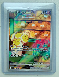 Pokemon TCG Fidough 213/198 Scarlet & Violet Base Set Illustration Rare NM Holo - Image 1