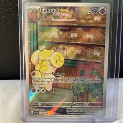 Pokemon TCG Fidough Scarlet & Violet Base Set Holo Illustration Card 213/198 - Image 1