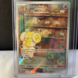 Pokemon TCG Fidough Scarlet & Violet Base Set Holo Illustration Card 213/198 - Image 2