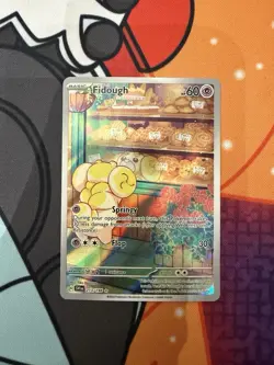 Pokemon TCG Fidough Illustration Rare Card 213/198 Scarlet & Violet Base Set - Image 1