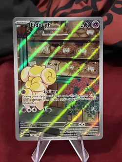 Pokemon TCG Fidough 213/198 Scarlet & Violet Base Illustration Rare Full Art - Image 2