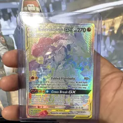 POKEMON RESHIRAM & ZEKROM GX SM COSMIC ECLIPSE #259/236 SECRET RARE TAG TEAM HO. - Image 1