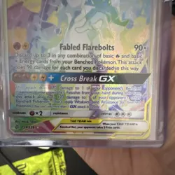 POKEMON RESHIRAM & ZEKROM GX SM COSMIC ECLIPSE #259/236 SECRET RARE TAG TEAM HO. - Image 4