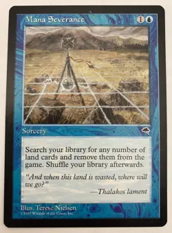 *MTG X1 Mana Severance 1X NM - Never Played Tempest Regular Rare - SellbyCyn - - Image 1