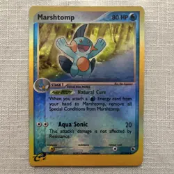 Pokemon TCG Marshtomp 41/109 Reverse Holo ex Ruby & Sapphire NM/LP - Image 1
