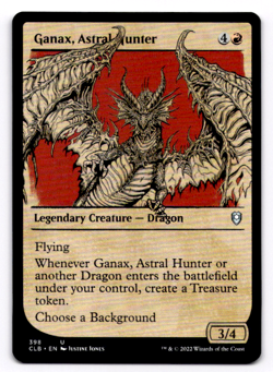 Ganax, Astral Hunter (Showcase) Commander Legends: Battle for Baldur's Gate MTG - Image 1
